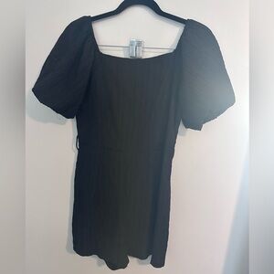 altar’d State Black Ribbed Romper Size M